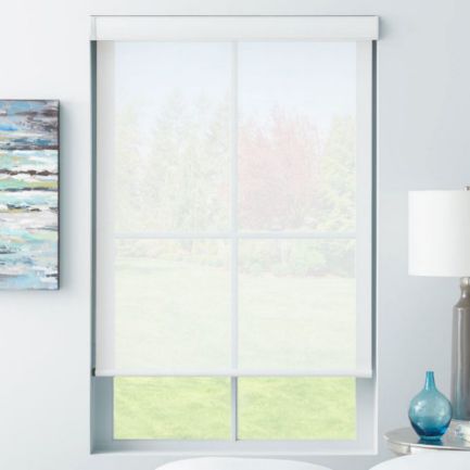 Cortina roller sun screen blanco